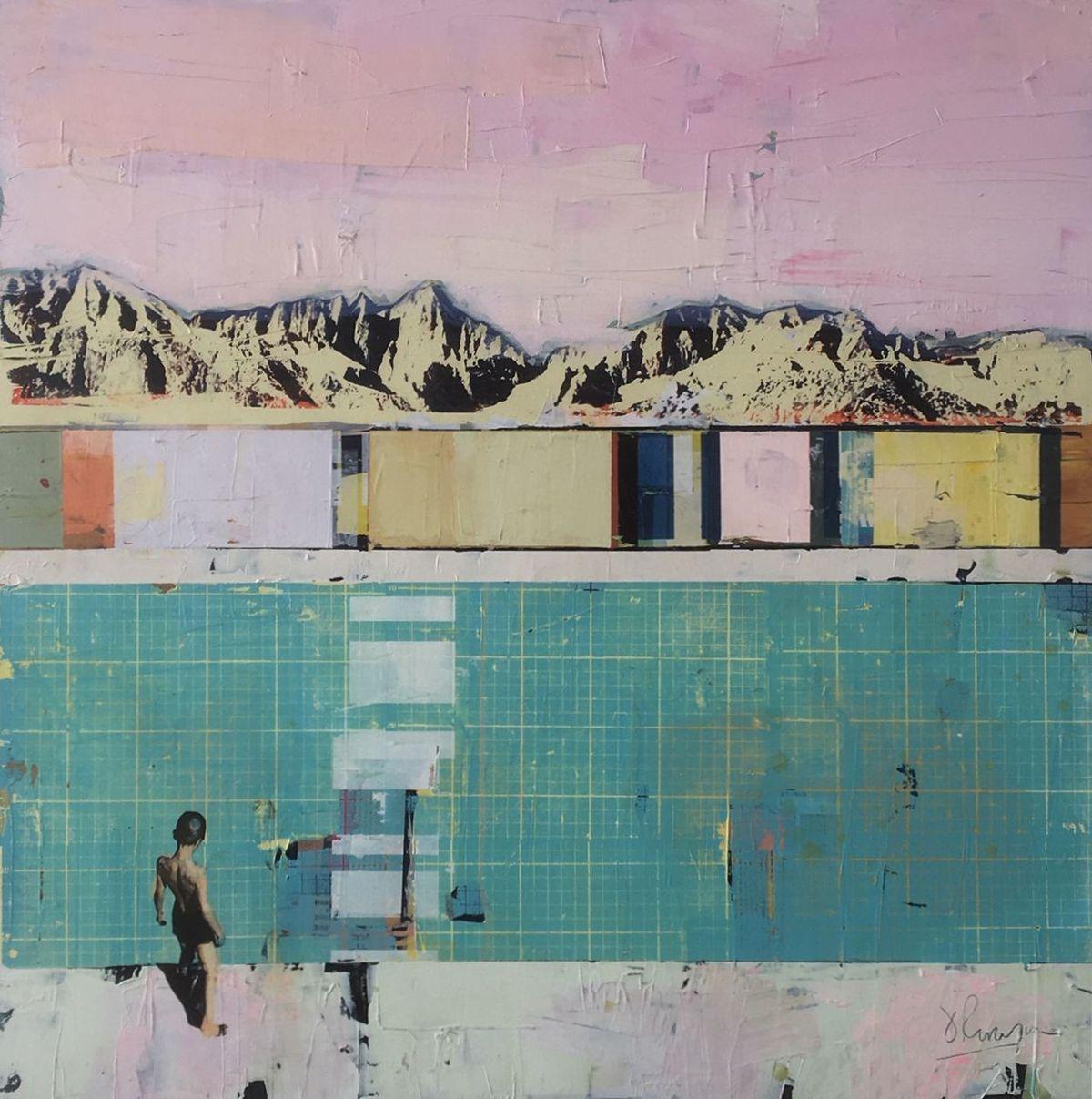 Boy by Pool, by Dan Parry-Jones