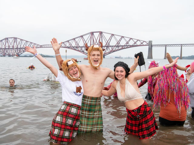 These dookers sported plenty of tartan and some Highland cow headwear.