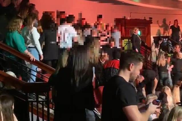 The brawl at the Capaldi gig in Usher Hall (Photo: Contributed)