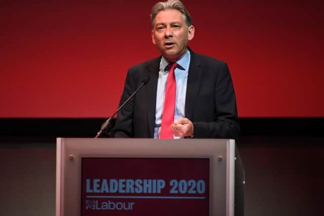 Scottish Labour leader Richard Leonard at a UK leadership hustings in Glasgow