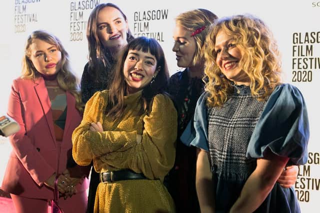 The young stars of Our Ladies unveiled the film in Glasgow on Friday night.