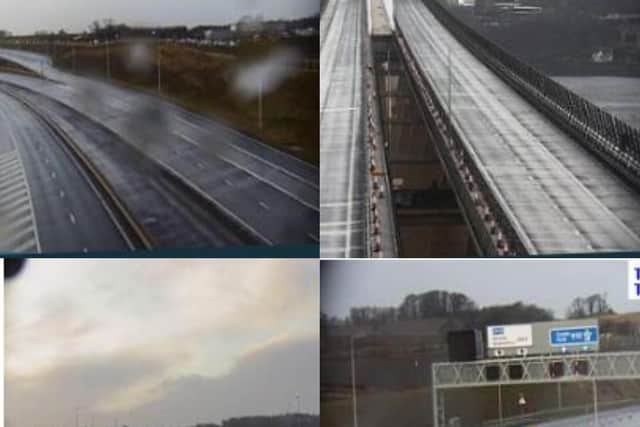 The Queensferry Crossing remains closed today (Pic: Traffic Scotland)