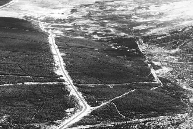 The Crieff To Dalnacardoch Military Road which was built under Wade's project to improve access - and order - in the Highlands. PIC: Historic Environment Scotland.