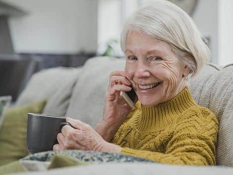 Muriels said Age Scotland changed her life after her husband died picture: supplied