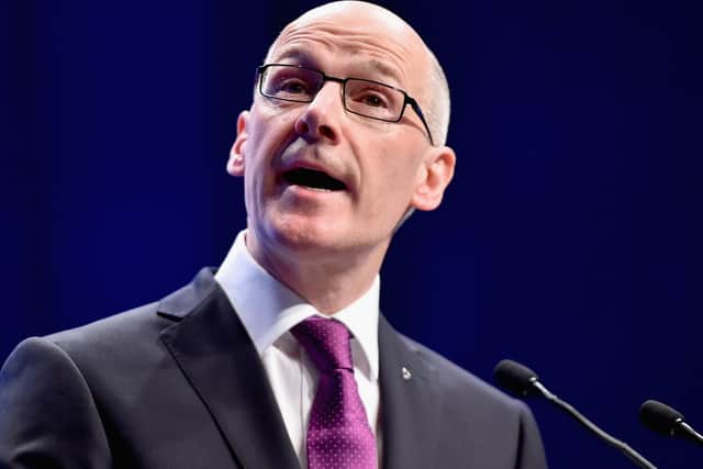 Education Secretary John Swinney.